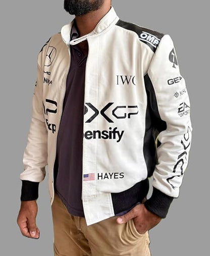 APXGP Leather Racing Jacket