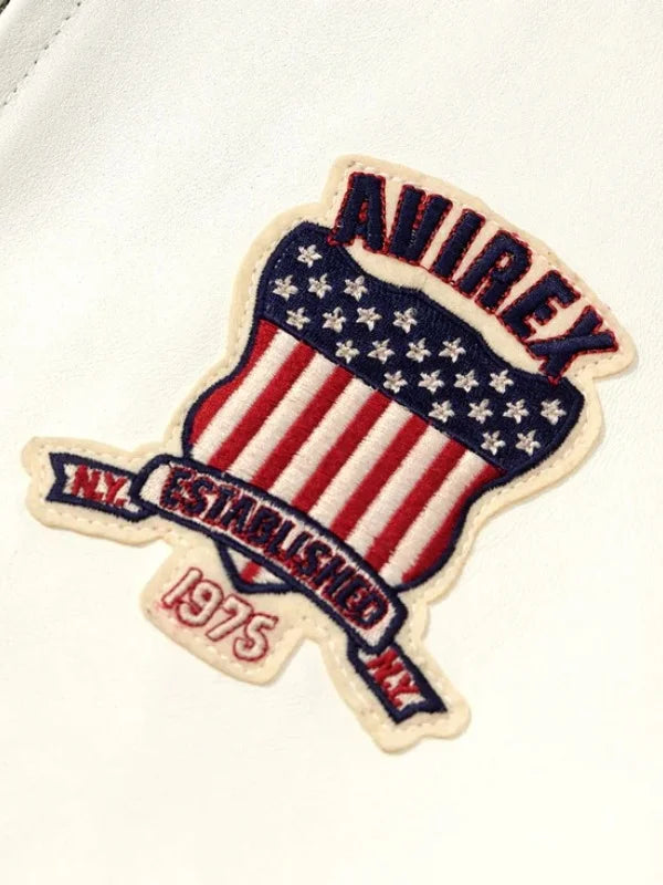 Iconic White Avirex Jacket