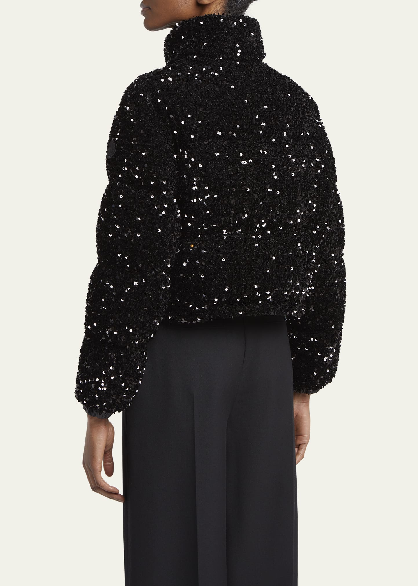 Louvi Sequined Short Down Jacket