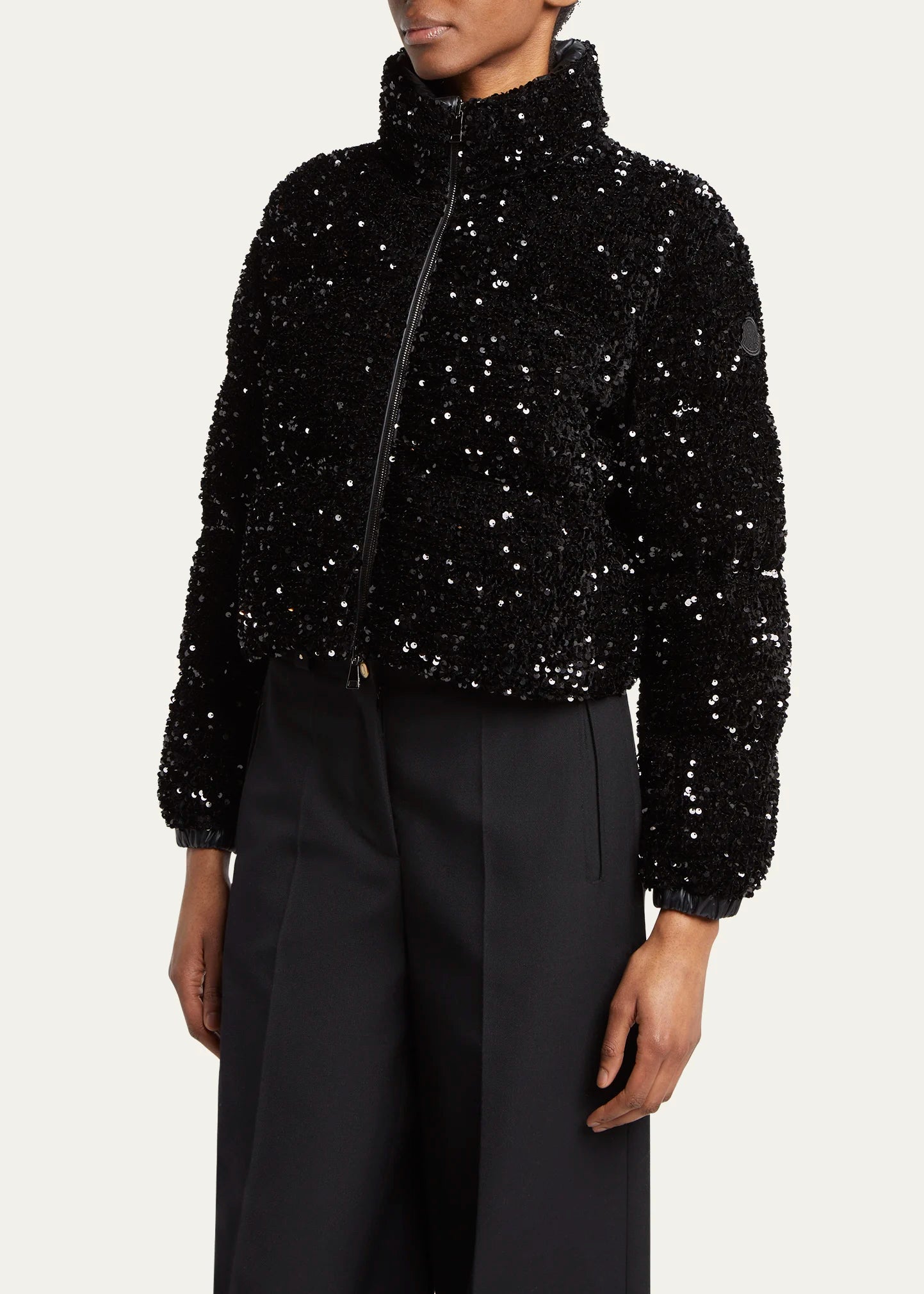 Louvi Sequined Short Down Jacket