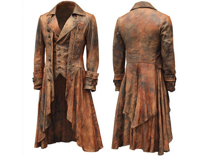 Gothic Pirate Trench Coat